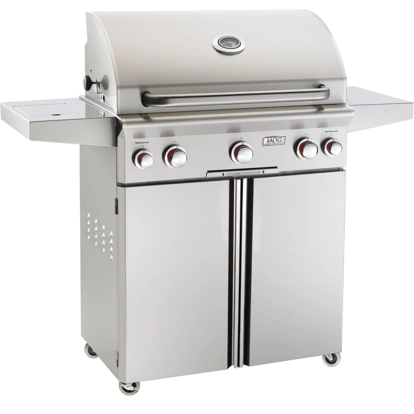 American Outdoor Grill T-Series 30-Inch 3-Burner Propane Gas Grill W/ Rotisserie & Single Side Burner