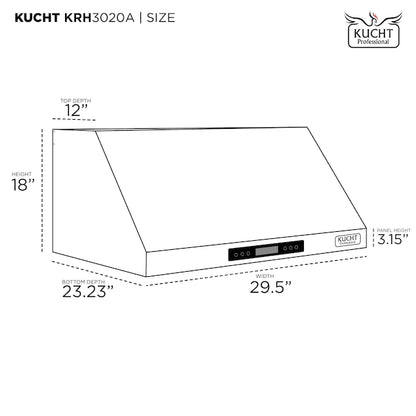 Kucht 5-Piece Appliance Package - 30-Inch Dual Fuel Range, 36-Inch Panel Ready Refrigerator, Under Cabinet Hood, Panel Ready Dishwasher, & Microwave Drawer