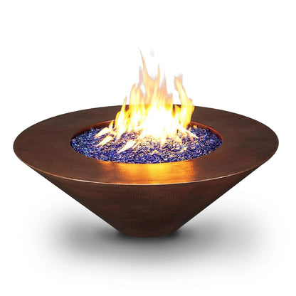 Cono Moreno 42" W Round Copper Fire Pit - MORENO-CONO-4215 by Starfire Designs