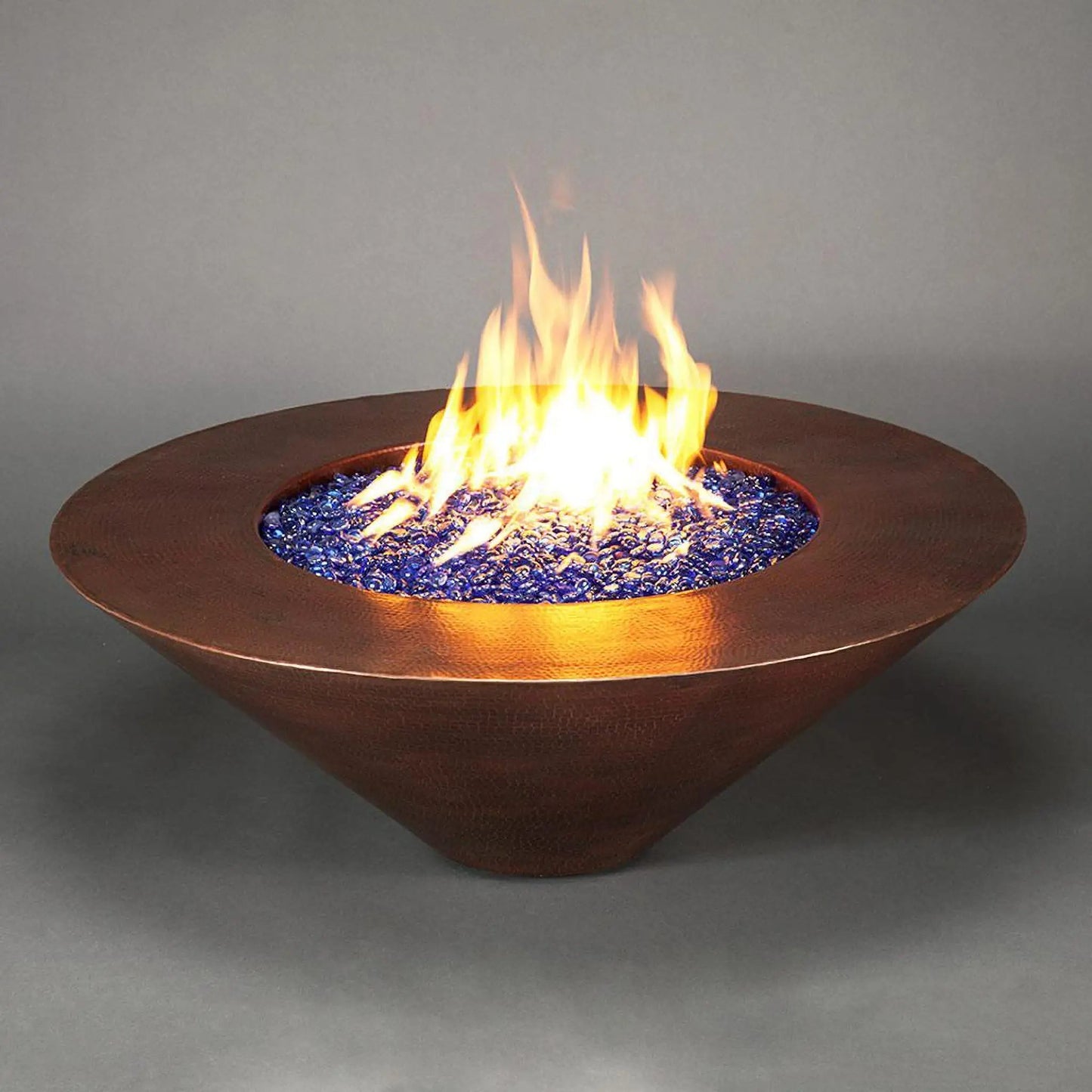 Cono Moreno 42" W Round Copper Fire Pit - MORENO-CONO-4215 by Starfire Designs