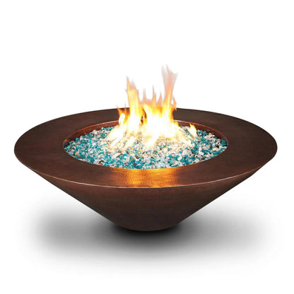 Cono Moreno 48" W Round Copper Fire Pit - MORENO-CONO-4815 by Starfire Designs