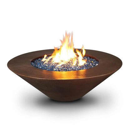 Cono Moreno 60" W Round Copper Fire Pit - MORENO-CONO-6019 by Starfire Designs