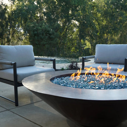 Cono Moreno 42" W Round Copper Fire Pit - MORENO-CONO-4215 by Starfire Designs