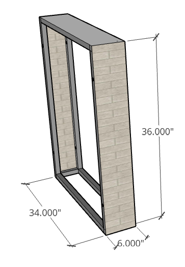 Segmental Kitchen Island- Lexington