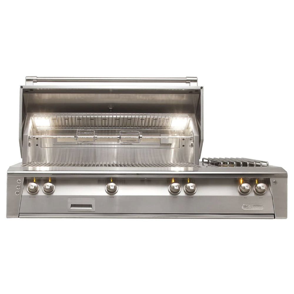 56" Sear Zone Grill W Side Burner Built-In LP