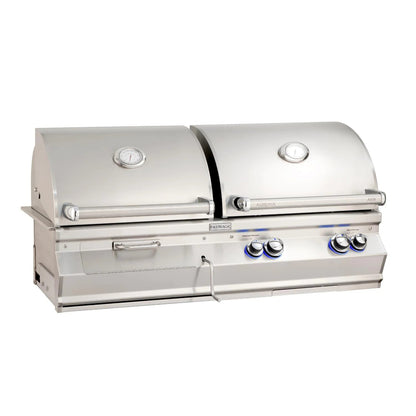 Fire Magic Aurora Gas and Charcoal Combo-Built-In Gas Grill with Infrared Burner