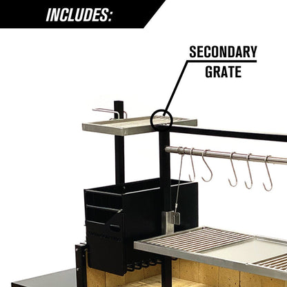 Tagwood BBQ Argentine Santa Maria Wood Fire & Charcoal Grill | BBQ03SI