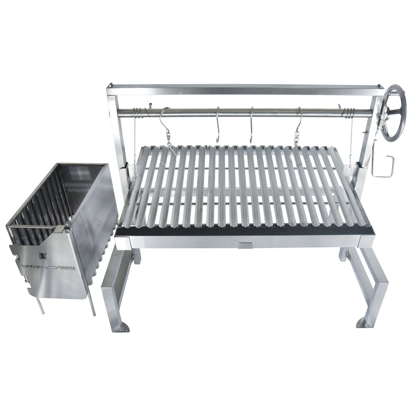 Tagwood BBQ Insert Style Argentine Santa Maria Wood Fire & Charcoal Grill without firebricks | BBQ09SS