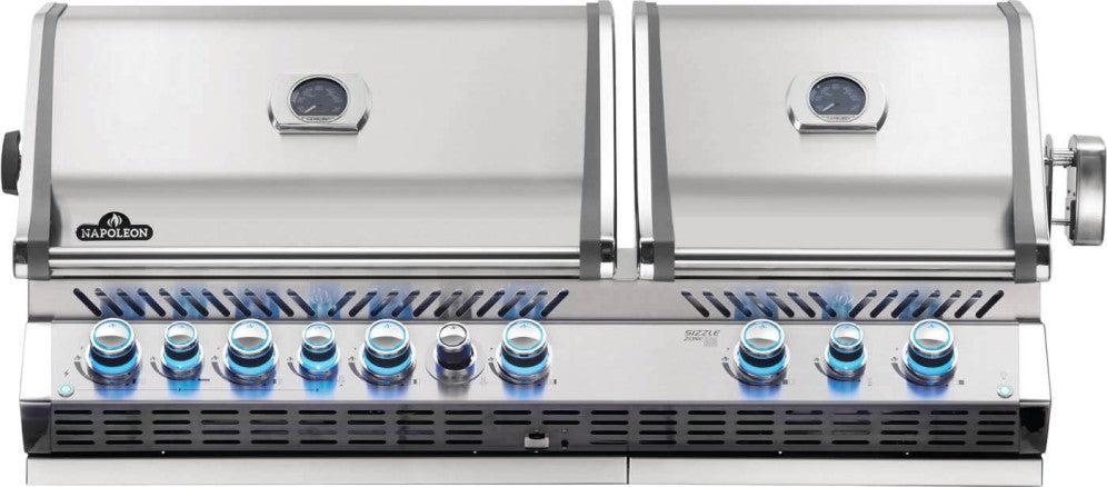 Built-in Prestige PRO™ 825 Propane Gas Grill Head with Infrared Bottom and Rear Burner, Stainless Steel