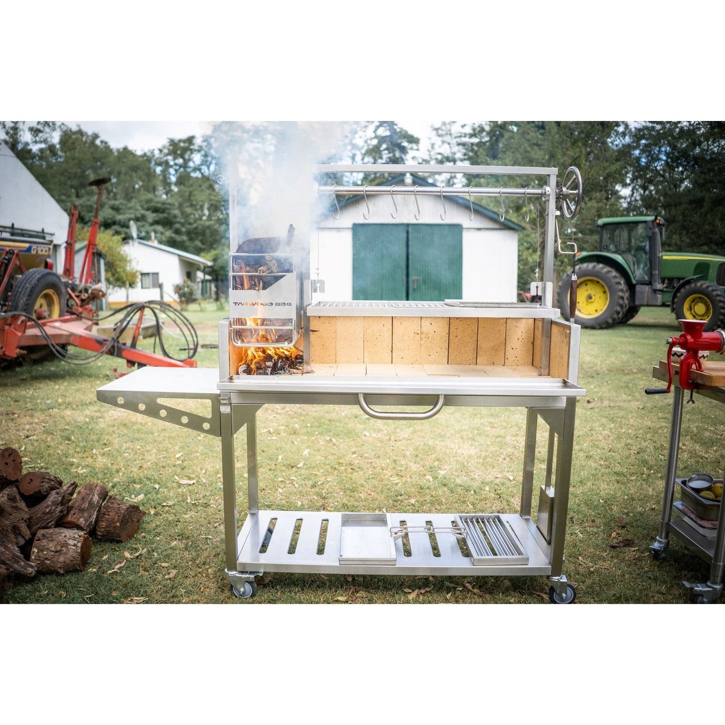 Tagwood BBQ Argentine Santa Maria Wood Fire & Charcoal Grill | BBQ03SS