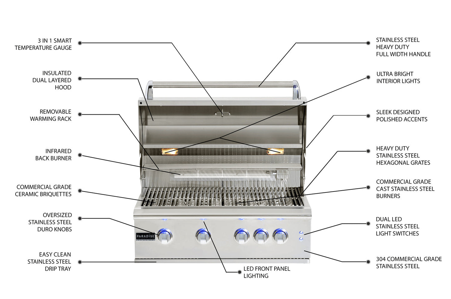 Paradise Grills GSL 32 Professional Grill- Natural Gas