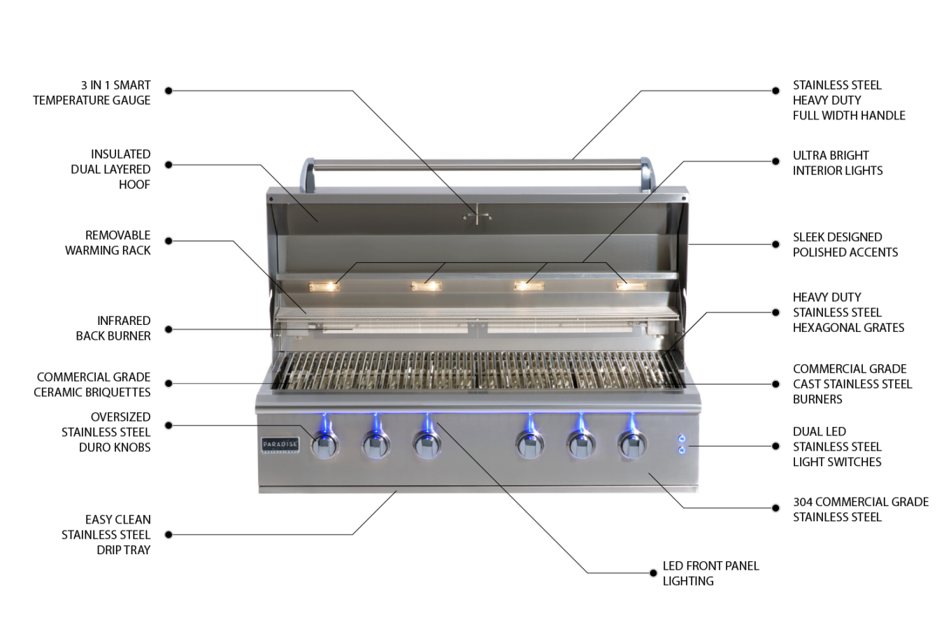 Paradise Grills GXL 45 PROFESSIONAL GRILL- Natural Gas