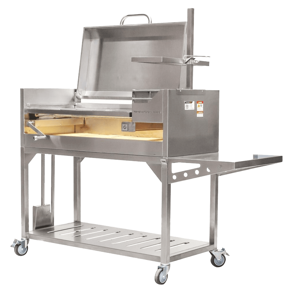 Tagwood BBQ Argentine Santa Maria Wood Fire & Charcoal Grill with Top Lid | BBQ01SS