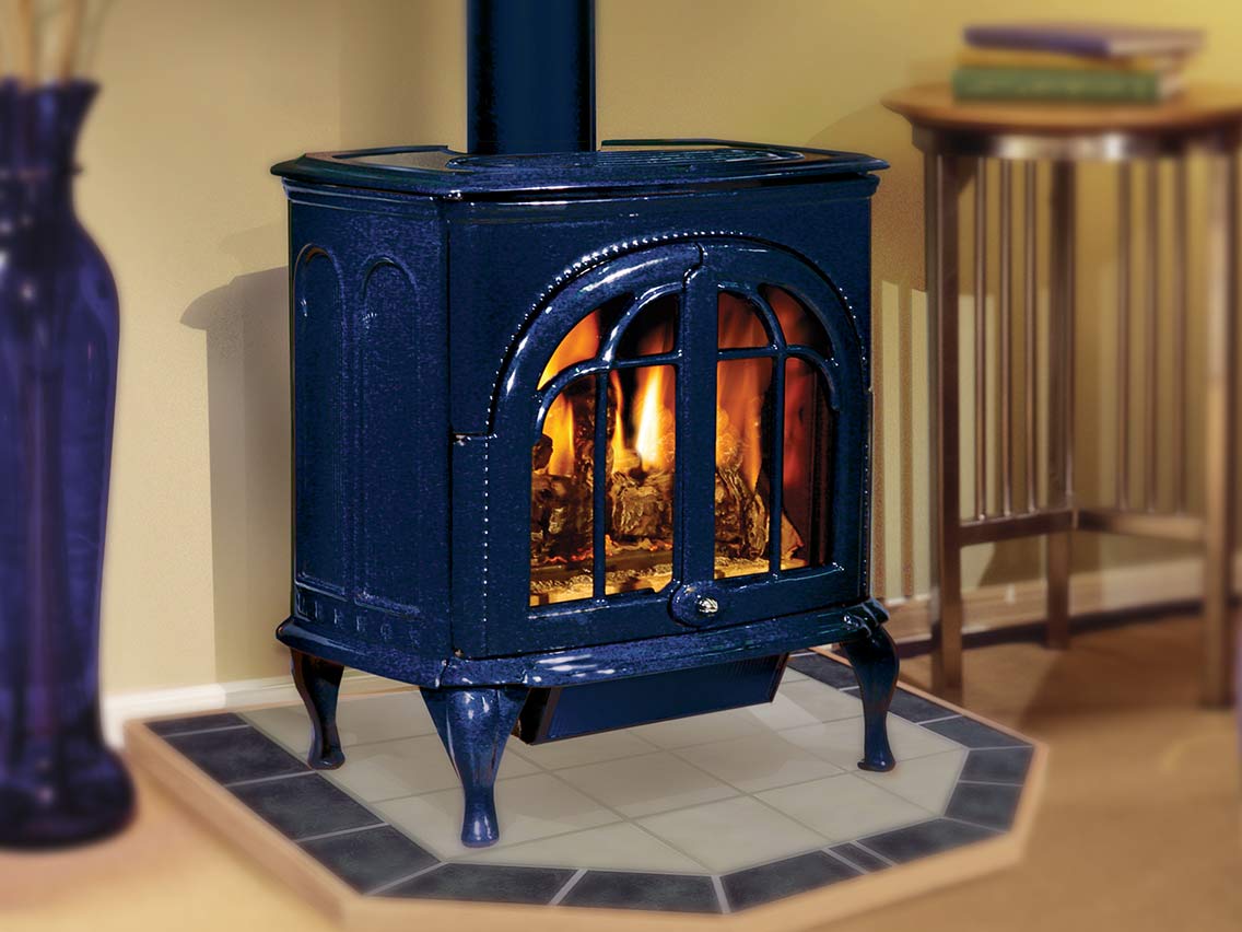 Iron Strike Serefina Cast Iron Direct Vent Gas Stove 28k BTU