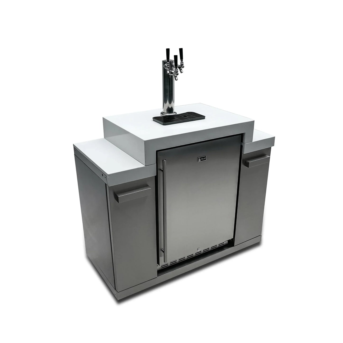 Freestanding Keg Center Stainless Steel Outdoor Kegerator - MA-KEG by Mont Alpi