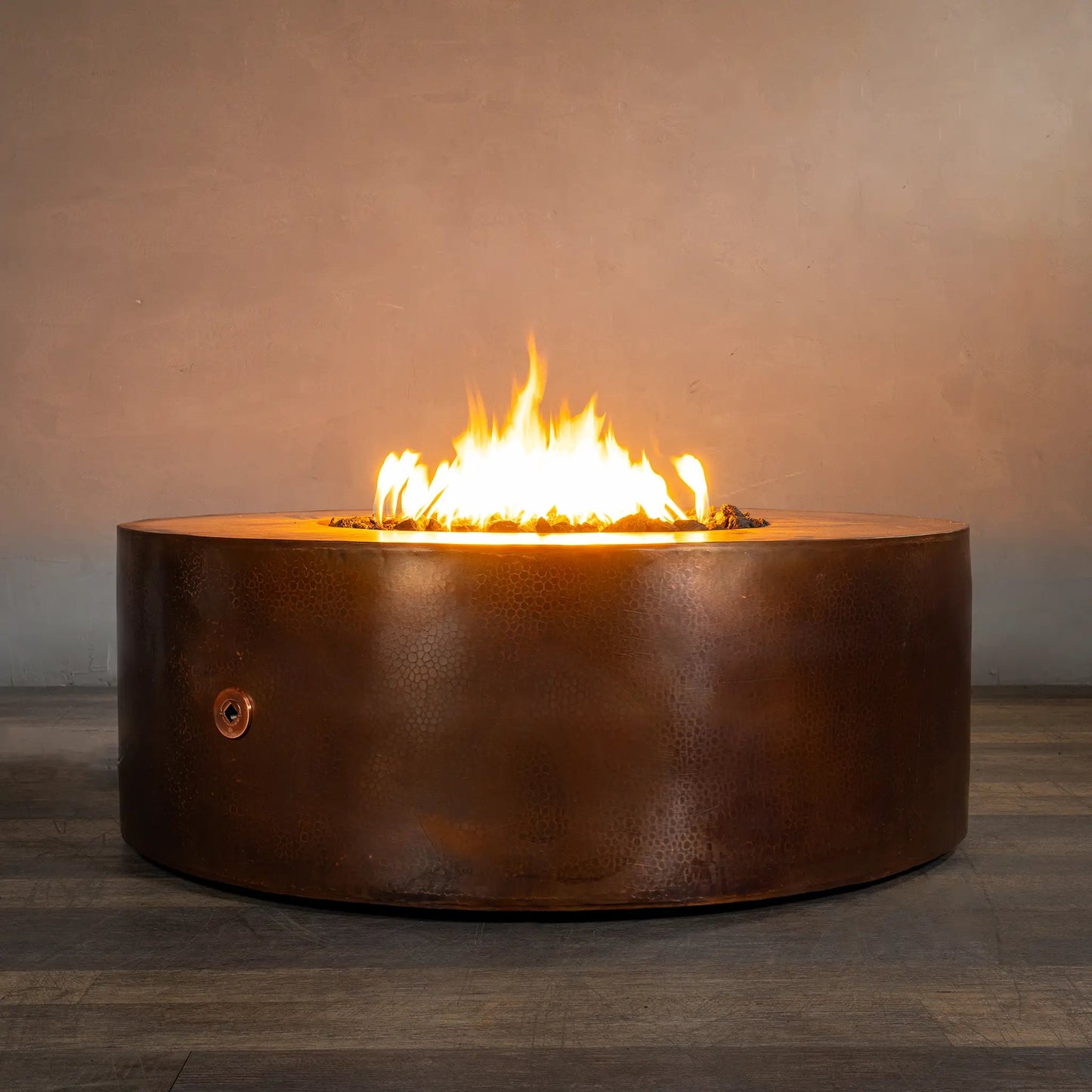 Gravity Moreno 45" W Round Copper Fire Pit - MORGRV4516 by Starfire Designs