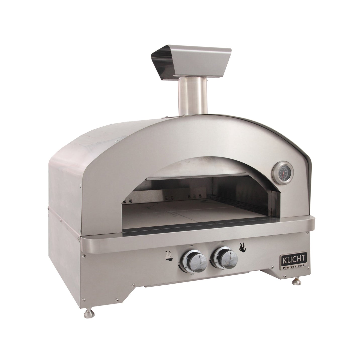 Kucht Napoli Countertop & Gas Powered Outdoor Oven in Stainless Steel (NAPOLI-S)