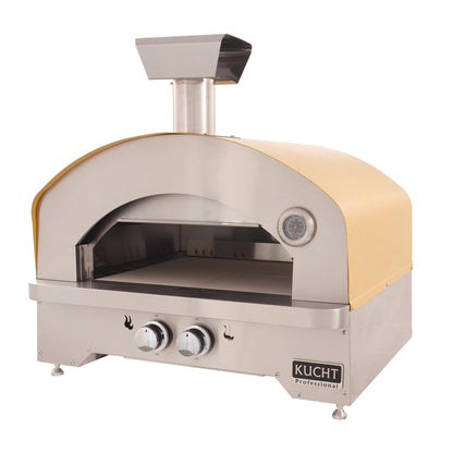 Kucht Napoli Countertop & Gas Powered Outdoor Oven in Yellow (NAPOLI-Y)