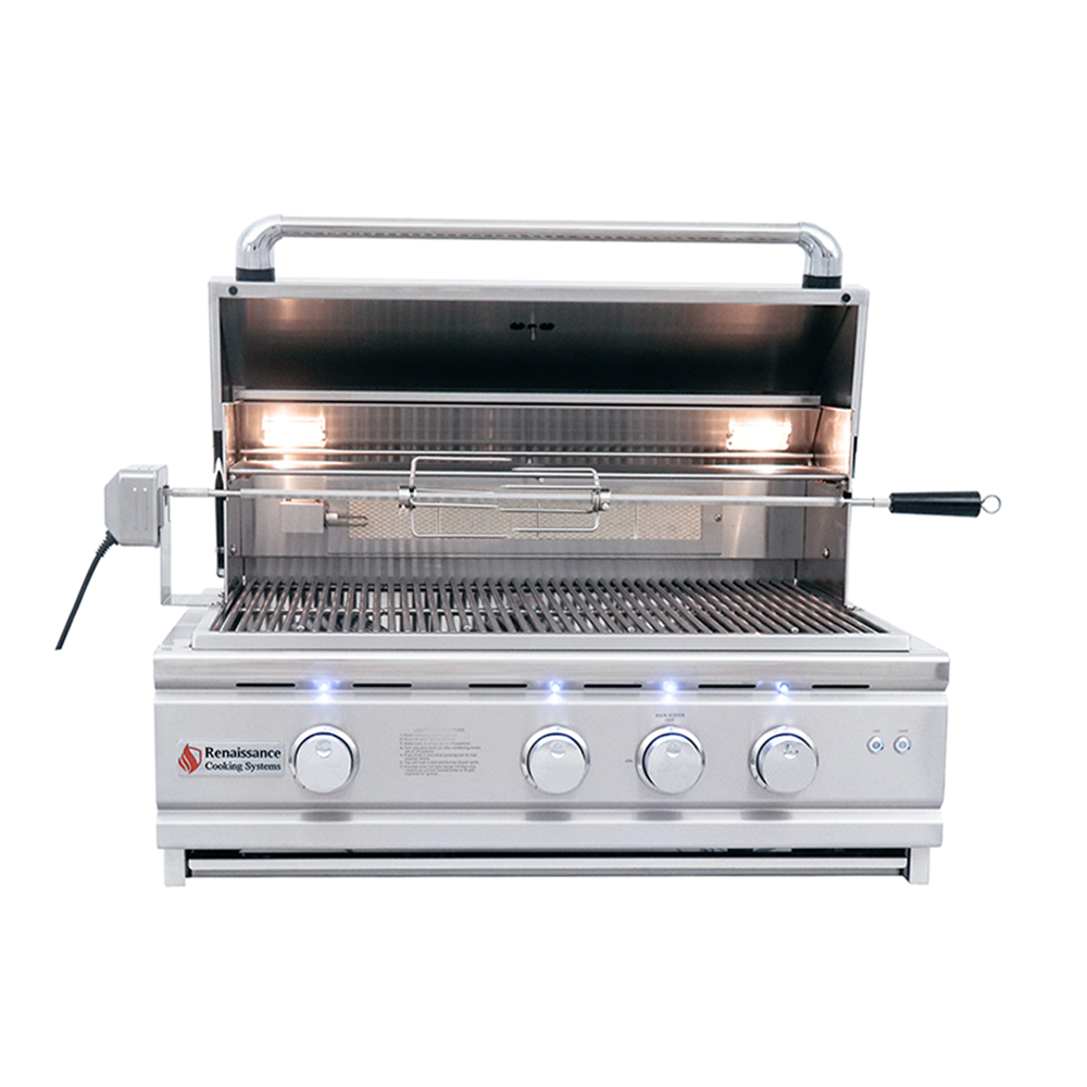 RCS 30" Cutlass Pro Built-In Grill w/ Window RON30AW