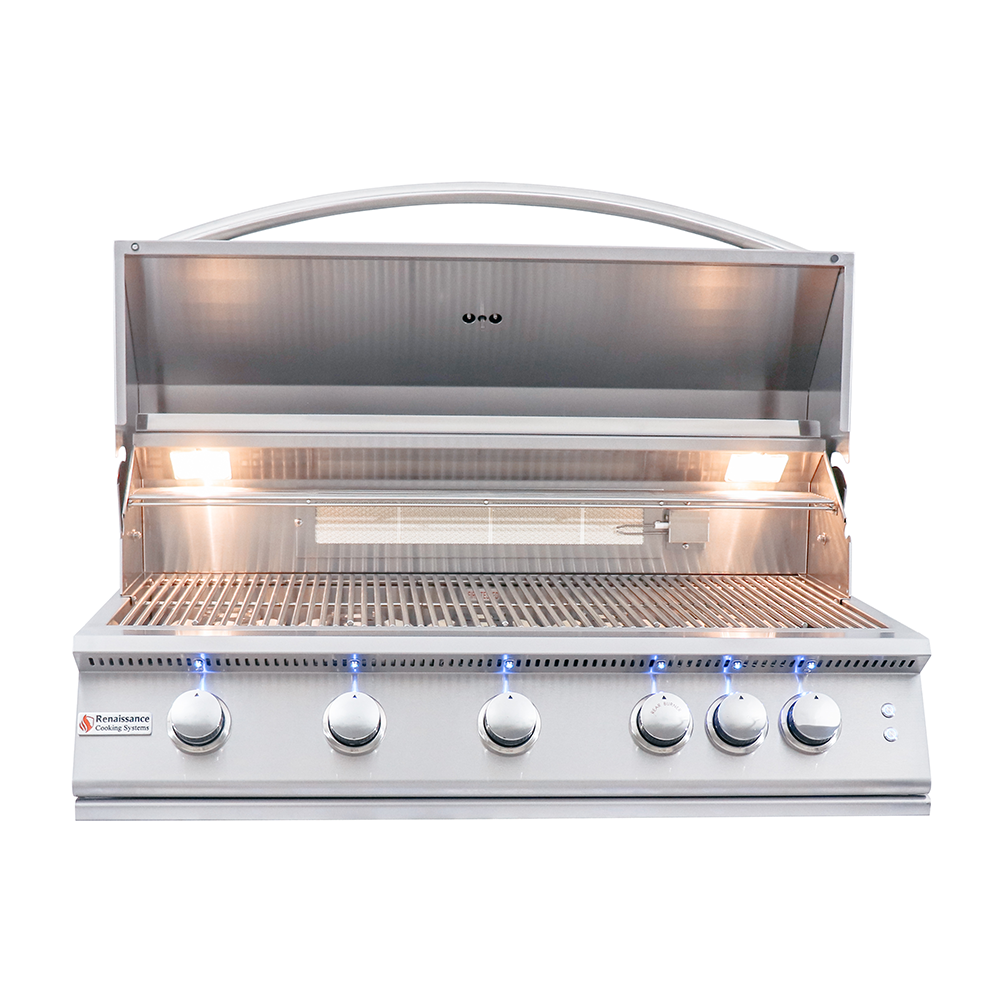 RCS 40" Premier Built-In Grill w/ LED Lights RJC40AL