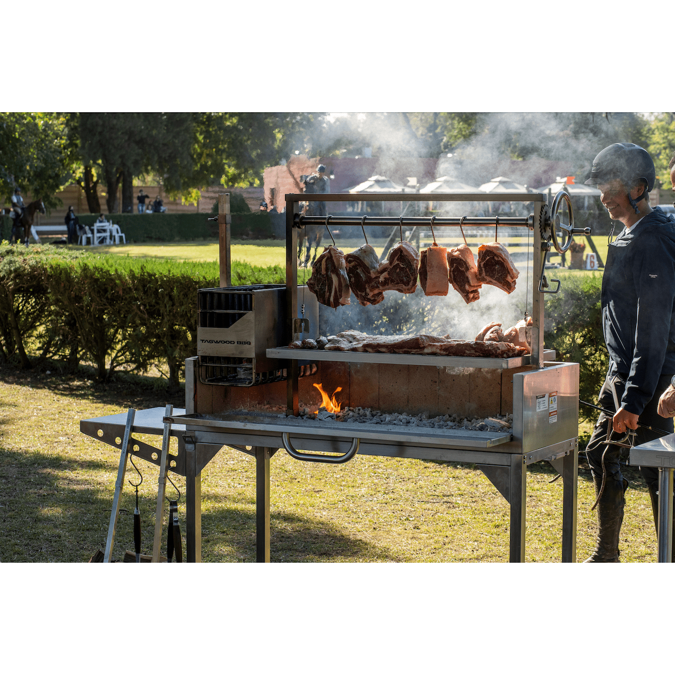 Tagwood BBQ Argentine Santa Maria Wood Fire & Charcoal Grill | BBQ03SS