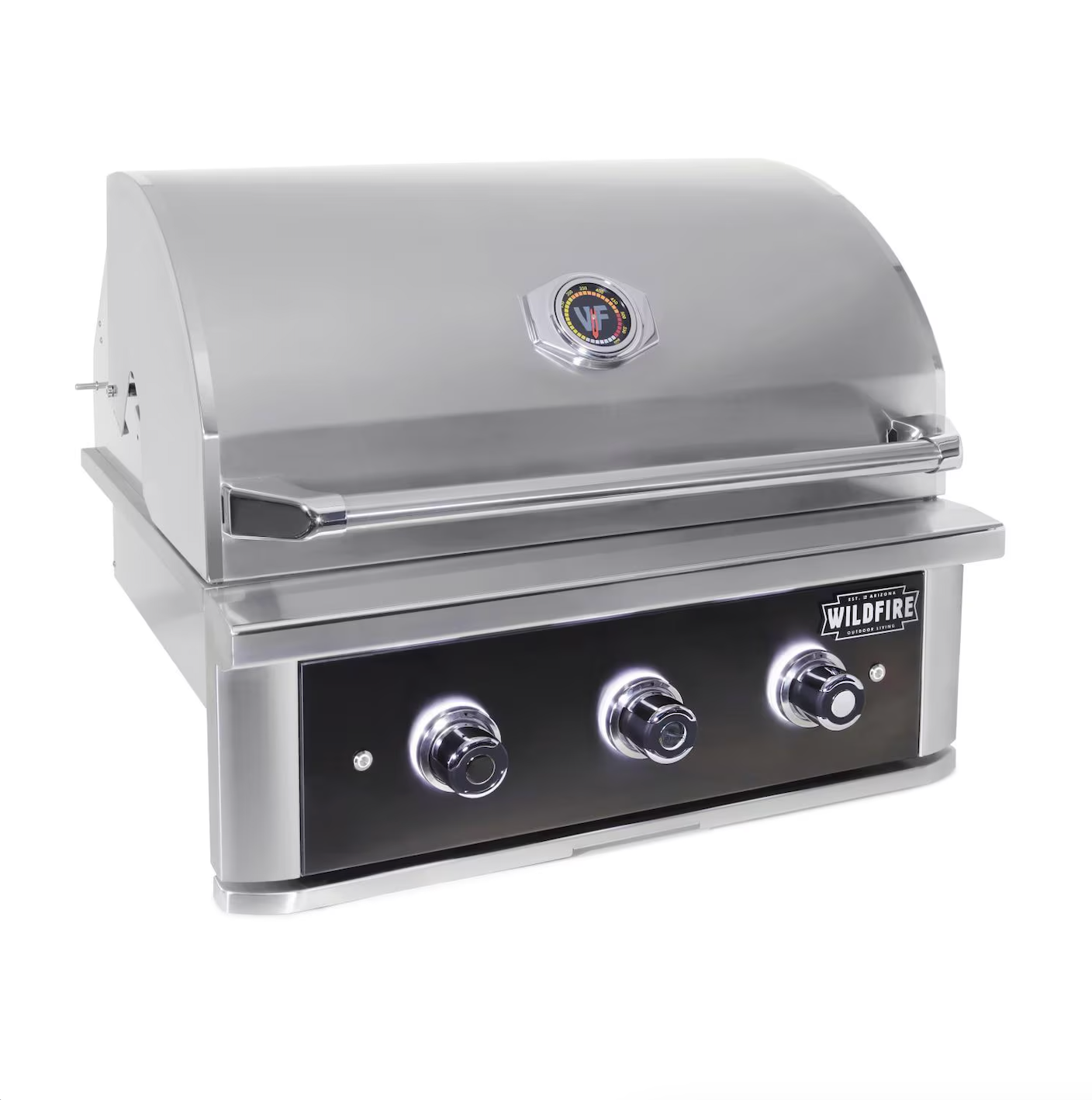 Wildfire Outdoor Living Ranch Pro 30" Gas Grill Black 304 WF-PRO30G-RH