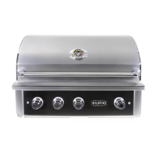 Wildfire Outdoor Living Ranch Pro 36" Gas Grill Black 304 WF-PRO36G-RH