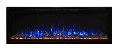 Modern Flames Spectrum Slimline 100" Wall Mount/Recessed Electric Fireplace - SPS-100B