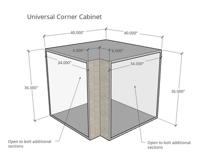 Segmental Kitchen Island- Lexington