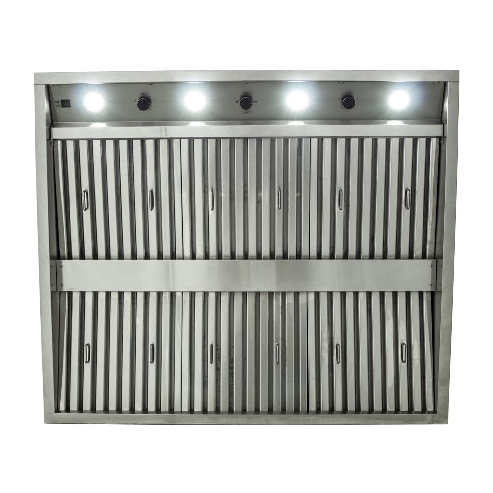 Blaze 42 in. Stainless Steel Outdoor Vent Hood with 2,000 CFM (BLZ-42-VHOOD)