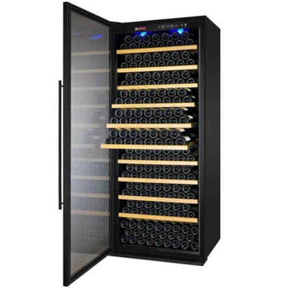 Allavino 32" Wide Vite II Tru-Vino 277 Bottle Single Zone Black Left Hinge Wine Refrigerator (YHWR305-1BL20)