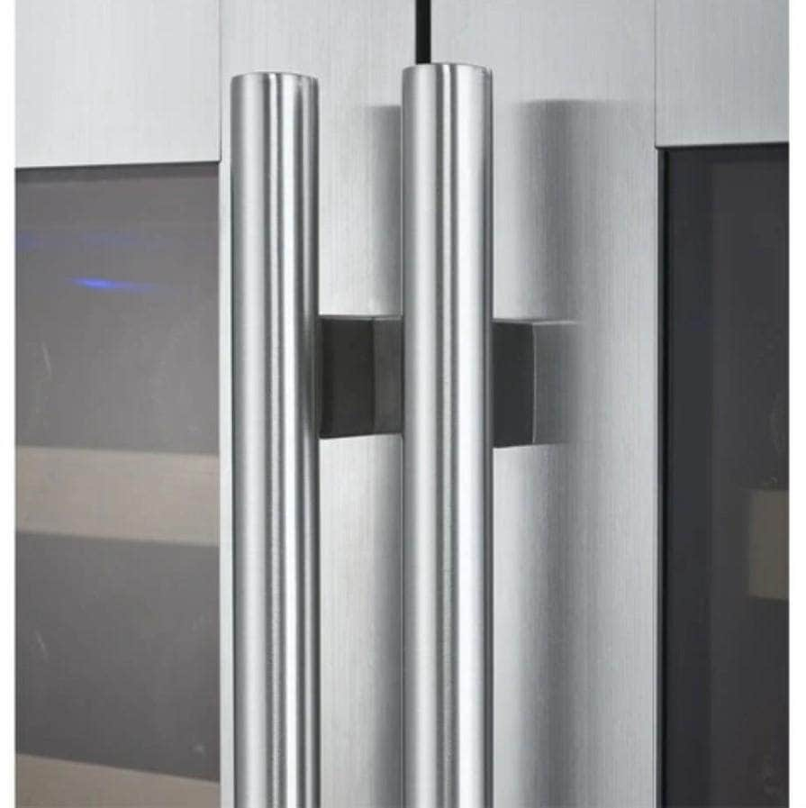 Allavino 47" Wide FlexCount II Tru-Vino 112 Bottle Four Zone Stainless Steel Side-by-Side Wine Refrigerator (2X-VSWR56-2S20)