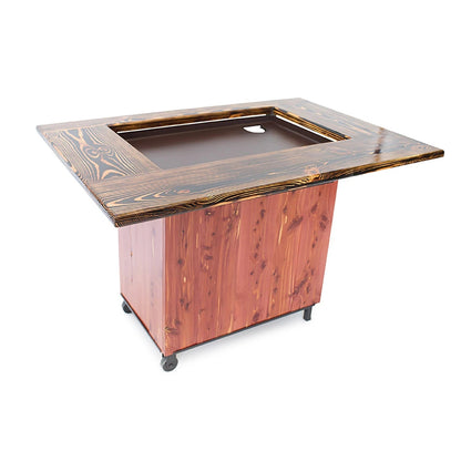 Backyard Hibachi Grill Red Cedar - BY-BHPOGRC