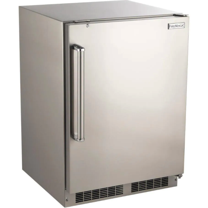 Fire Magic 24-Inch 5.1 Cu. Ft. Right Hinge Outdoor Rated Compact Refrigerator - 3589-DR - Fire Magic Grills