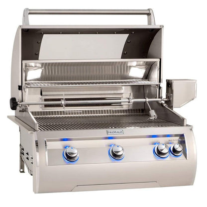 Fire Magic 30" 3-Burner Echelon Diamond Built-In Gas Grill w/ Rotisserie & Analog Thermometer (E660i)