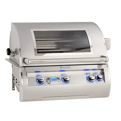 Fire Magic 30" 3-Burner Echelon Diamond Built-In Gas Grill w/ Rotisserie & Digital Thermometer (E660i)