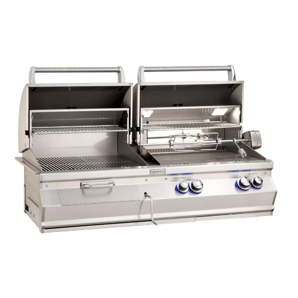 Fire Magic 46" 3-Burner Aurora Built-In Gas/Charcoal Combo Grills (A830i)