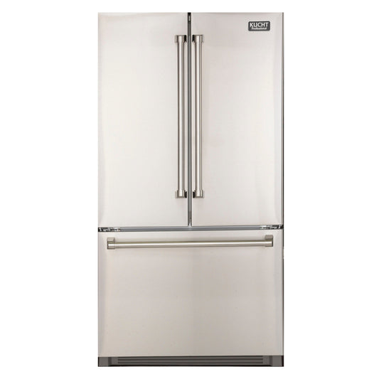 Kucht 36-Inch French Door Refrigerator in Stainless Steel - 26.1 cu. ft (K748FDS)