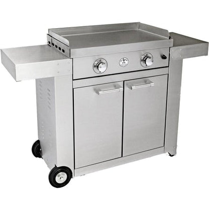 Le Griddle 30" 2 Burner Stainless Gas Griddle - GFE75