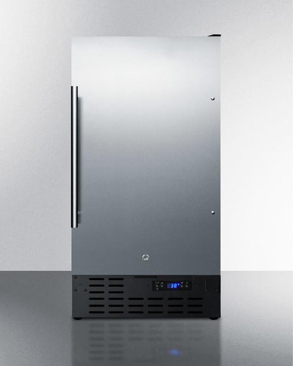 Summit 18" Wide Built-In All-Refrigerator ADA Compliant - FF1843BCSSADA