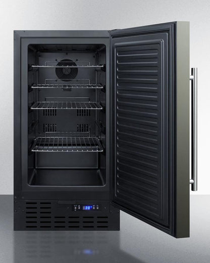 Summit 18" Wide Built-In All-Refrigerator ADA Compliant - FF1843BKSADA