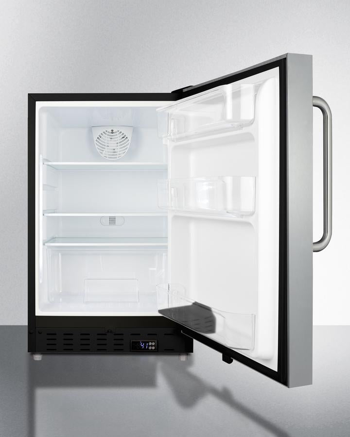 Summit 20" Wide Built-In All-Refrigerator ADA Compliant - ALR47BCSS