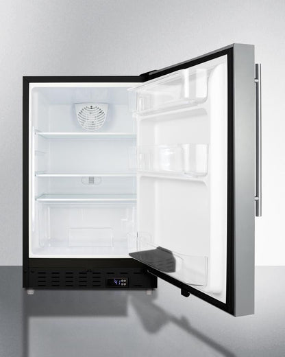 Summit 20" Wide Built-In All-Refrigerator ADA Compliant - ALR47BCSSHV