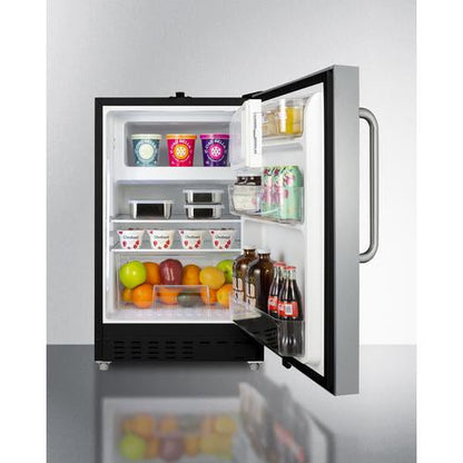 Summit 20" Wide Built-in Refrigerator-Freezer ADA Compliant - ALRF49BCSS