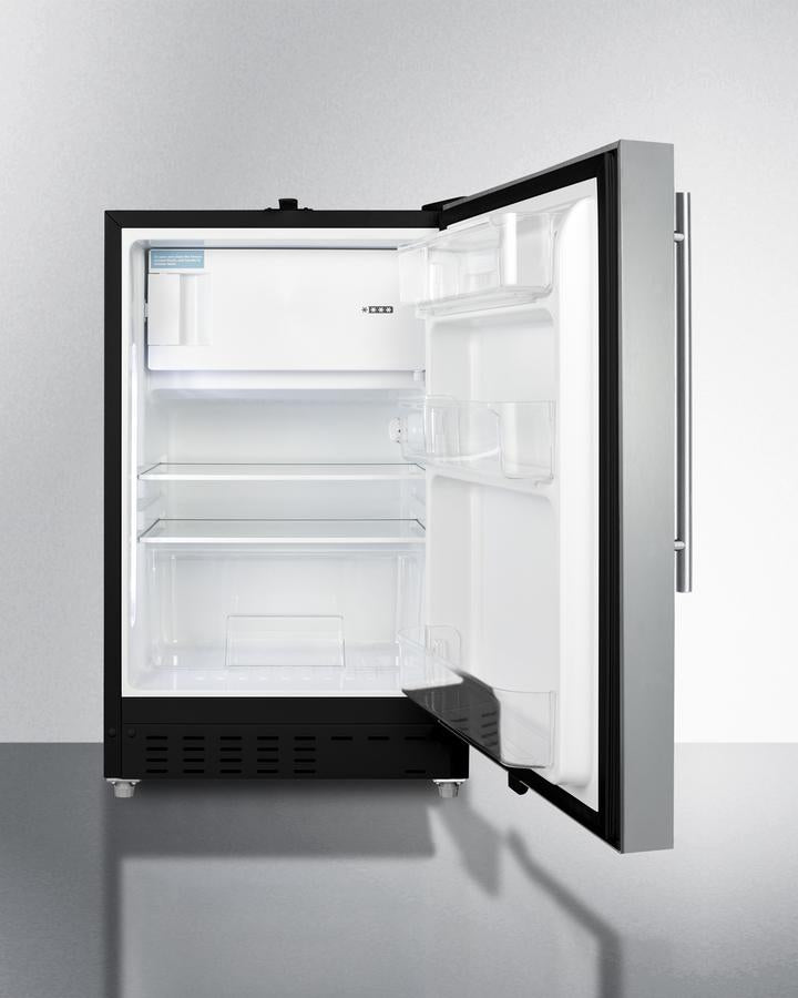 Summit 20" Wide Built-in Refrigerator-Freezer ADA Compliant - ALRF49BCSSHV