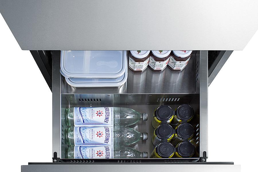 Summit 24" Wide 2-Drawer All-Refrigerator ADA Compliant - ADRD24