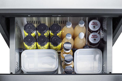 Summit 24" Wide 2-Drawer All-Refrigerator ADA Compliant - ADRD24