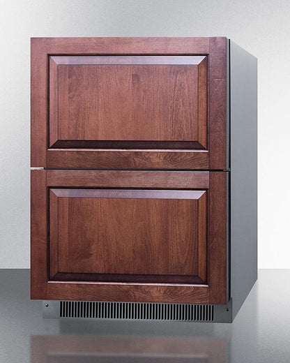 Summit 24" Wide 2-Drawer All-Refrigerator ADA Compliant - ADRD24