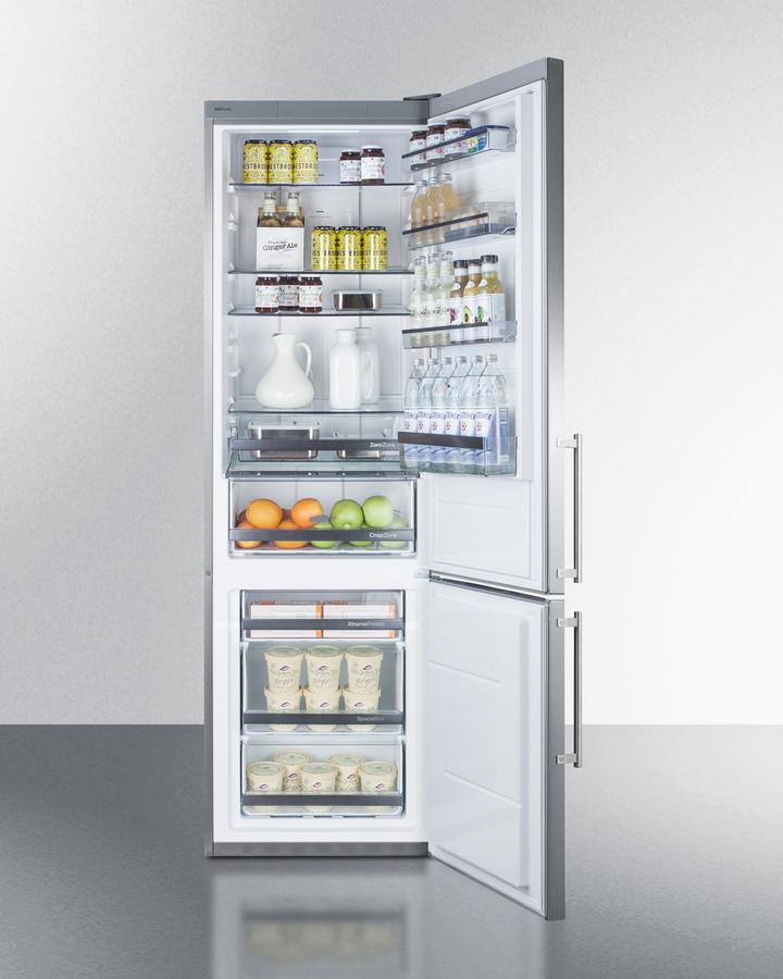 Summit 24" Wide Bottom Freezer Refrigerator - FFBF181ES