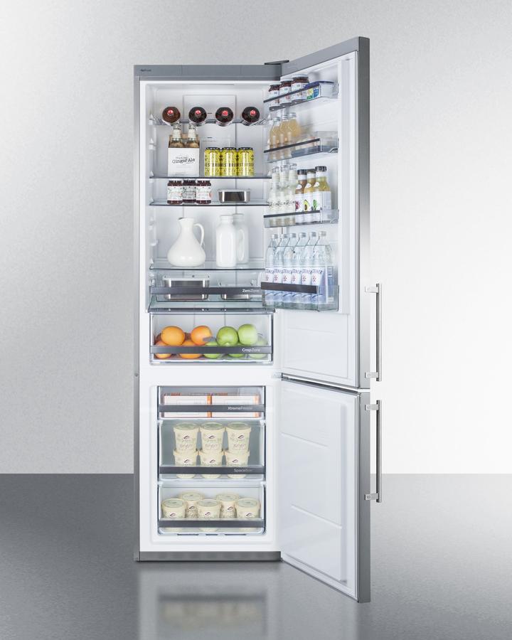 Summit 24" Wide Bottom Freezer Refrigerator - FFBF181ES